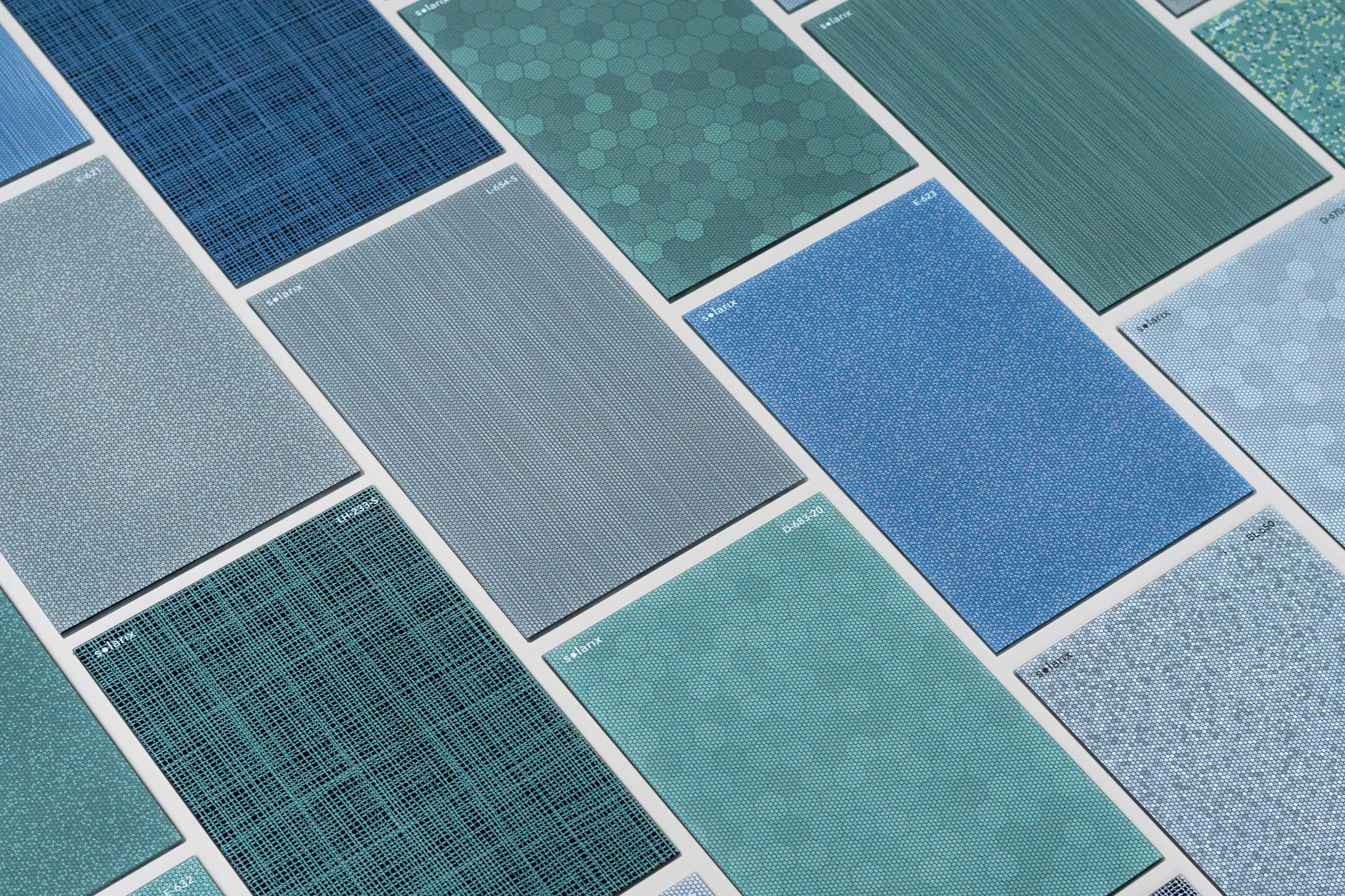 Solar Design Collections | Zonnepanelen kleur gevel dak | Solar panel color facade roof | Solarix